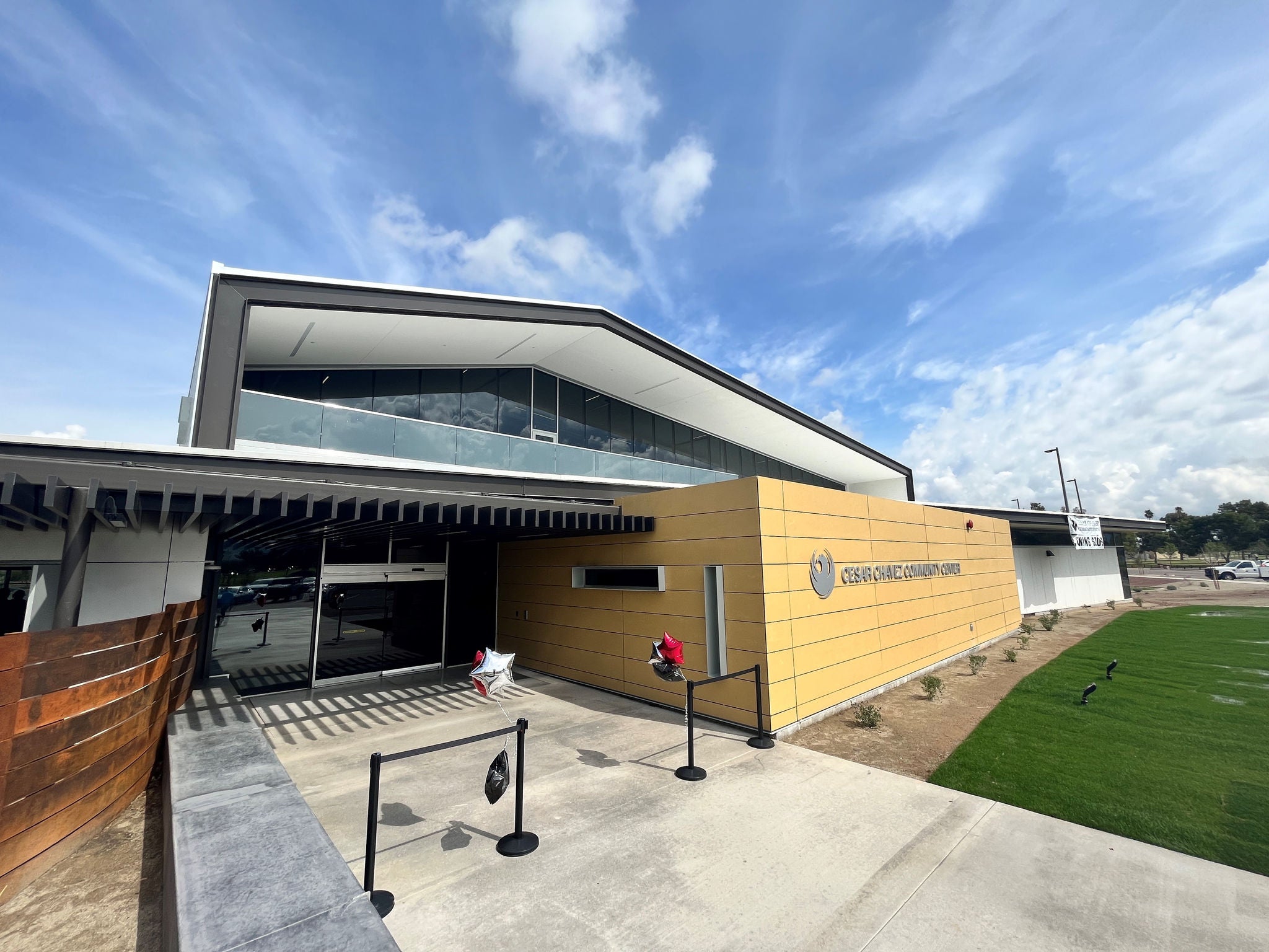 Cesar Chavez Community Center building.